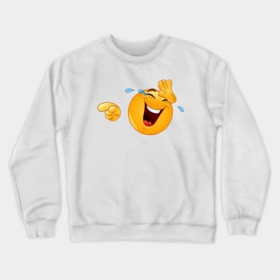 Laughing-Emoji Crewneck Sweatshirt